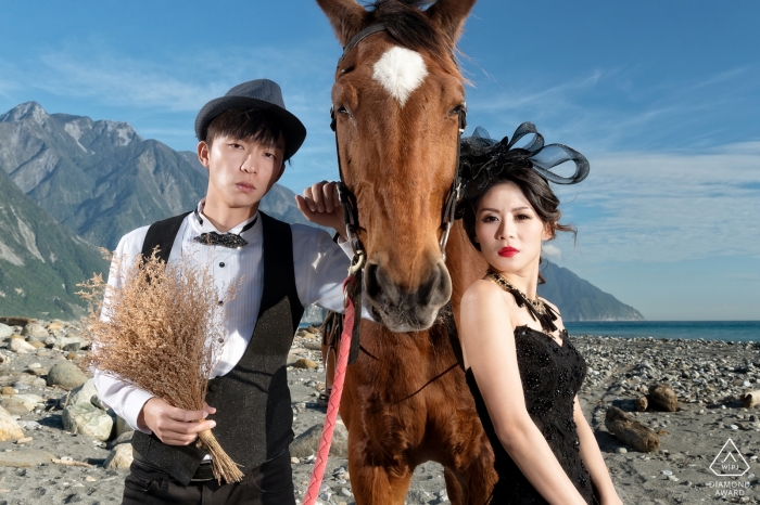 Photo by: <a href="https://www.wpja.com/photos/diamond-award-top-wedding-engagement-photographer/2427526">Tao-Hsuan Tzu - Ji’an Township, Hualien County Taiwan Hualien pre-wedding portrait with a horse