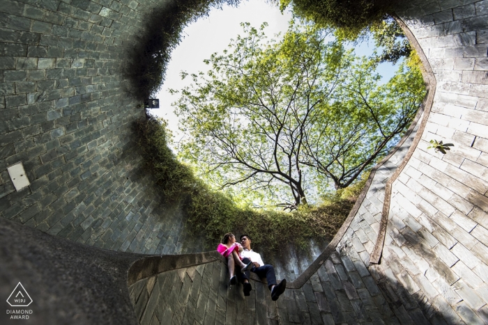 Photo by: <a href="https://www.wpja.com/photos/diamond-award-top-wedding-engagement-photographer/2424481">Vincent Tay - Singapore Engagement Photograph Taken in a War Bunker