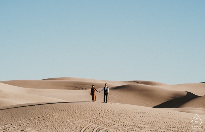 Just us in beautiful view - Arizona Engagement Photo in the Desert