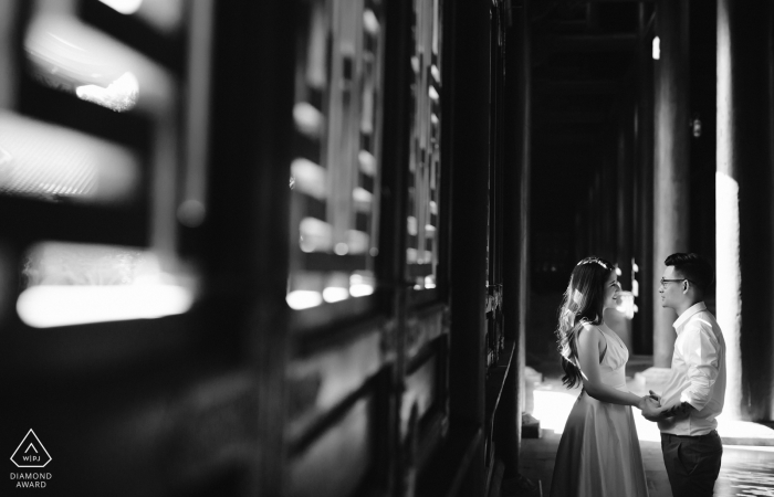 Photo by: <a href="https://www.wpja.com/photos/diamond-award-top-wedding-engagement-photographer/2427501">Vu Nguyen - Ho Chi Minh Vietnam Black & White Engagement Photo Session at Night