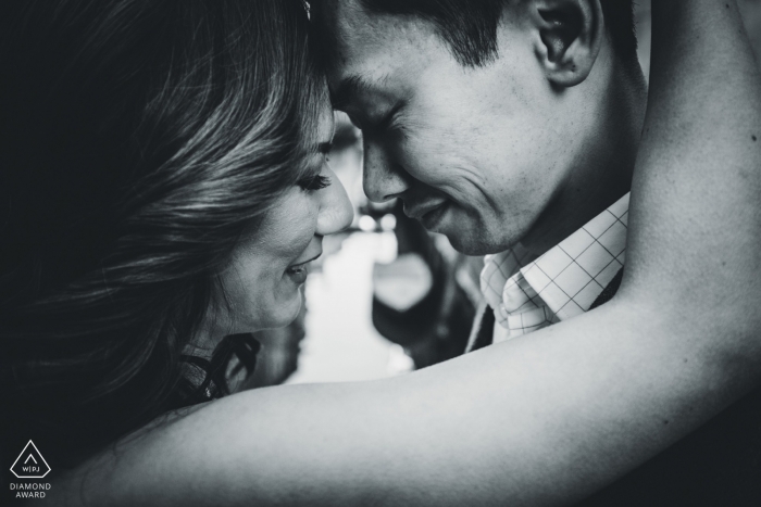 Photo by: <a href="https://www.wpja.com/photos/diamond-award-top-wedding-engagement-photographer/2428271">Carlo Bettuolo - Venezia Venezia pre wedding venice photographer for black and white couple portraits