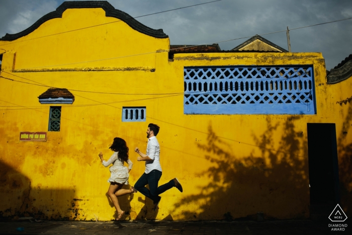 Retratos de pré-casamento em Hoi An Vietnam - Fotos de Noivado