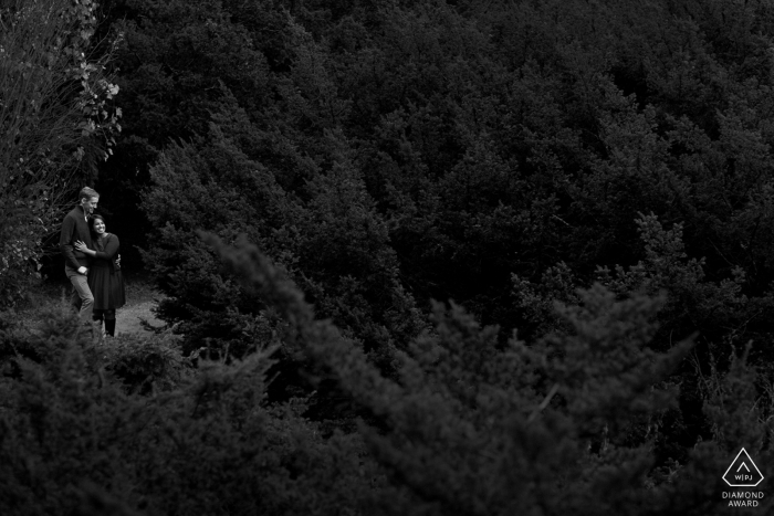 Couple in woods - Rhode Island Engagements Couple in woods - Rhode Island Engagements