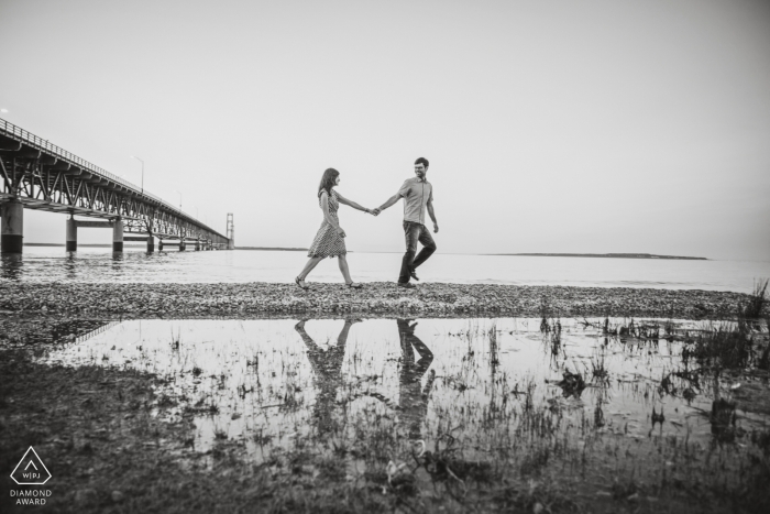 Beach Engagement Session - Maryland Engagements