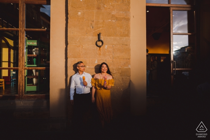 Photo by: <a href="https://www.wpja.com/photos/diamond-award-top-wedding-engagement-photographer/2426891">Federico Pannacci - Castelnuovo Berardenga Siena Florence Engagement Photographs from the sunfilled streets