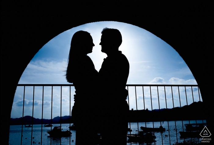 Photo by: <a href="https://www.wpja.com/photos/diamond-award-top-wedding-engagement-photographer/2425776">Eduardo Blanco - Águilas Murcia Photograph captured at sunset on a beautiful pier - Murcia Engagement Photos