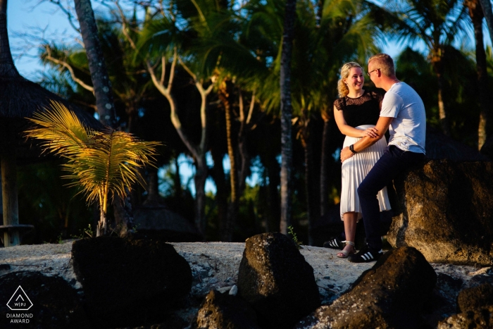 Scatto di coinvolgimento della destinazione a Mauritius