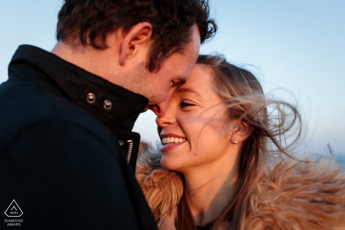 St Brelades, Jersey, foto di fidanzamento della CI | Una sparatoria pre-matrimonio costiera primaverile