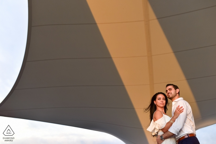 Ora Amber Resort, Puerto Vallarta, Messico Engagement Shoot Session presso la lobby dei motori.