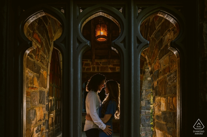 Photo by: <a href="https://www.wpja.com/photos/diamond-award-top-wedding-engagement-photographer/2488241">Orlando Suarez - Kennesaw Georgia Rome, Georgia - Creative backlit engagement portrait