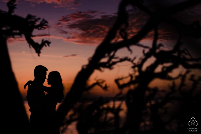 Photo by: <a href="https://www.wpja.com/photos/diamond-award-top-wedding-engagement-photographer/2496496">Stam Chananakhon - Phuket Phuket, Thailand Sunset Engagement Portrait with couple