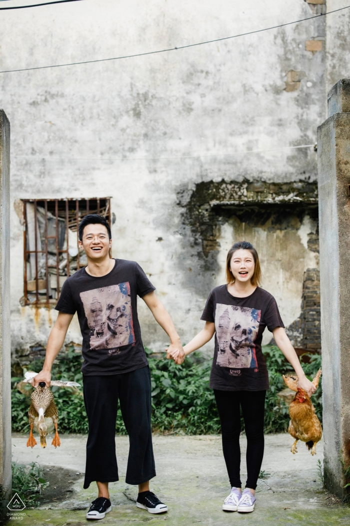 Photo by: <a href="https://www.wpja.com/photos/diamond-award-top-wedding-engagement-photographer/2501701">Leon Wong - Hangzhou Nanxun, Huzhou, Zhejiang, China Engagement Photography - The couple came to their home country to shoot a set of engagement photos of many childhood scenes