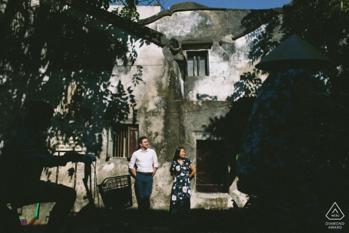 Hoi An Beleuchtung während der Fotosession vor der Hochzeit