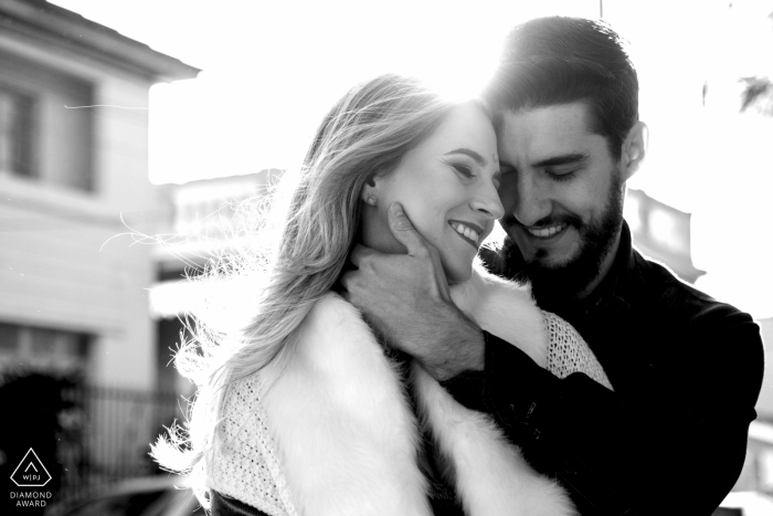 Photo by: <a href="https://www.wpja.com/photos/diamond-award-top-wedding-engagement-photographer/2524061">Willian Mariot - Urussanga Santa Catarina Laguna/SC - Brasil Lovers during engagement shoot in black and white