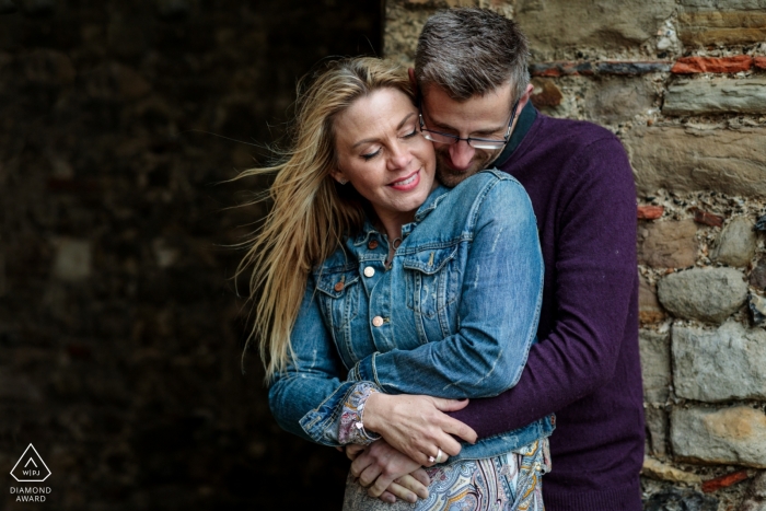 Coastal engagement shoot at Reculver Towers, Kent, UK