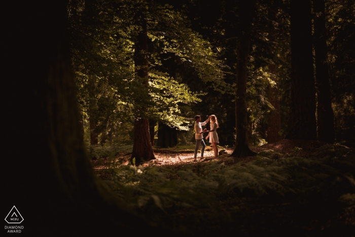 Photo by: <a href="https://www.wpja.com/photos/diamond-award-top-wedding-engagement-photographer/2531196">Robin Goodlad - Wimborne Minster Dorset Nature Trail Engagement Photos at Blackwater Arboretum