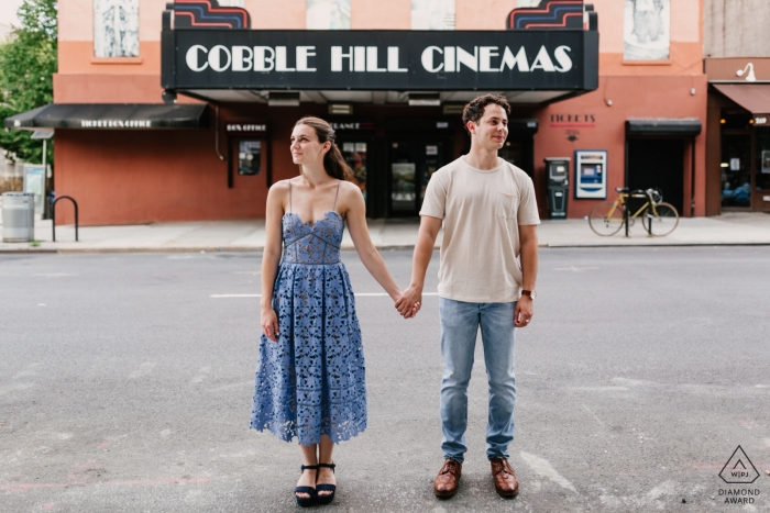 Photo: <a href="https://www.wpja.com/photos/diamond-award-top-wedding-engagement-photographer/2533076"> Lukas Guillaume - Miami en Floride Séance de fiançailles dans les rues de New York - photos avant le mariage à Brooklyn