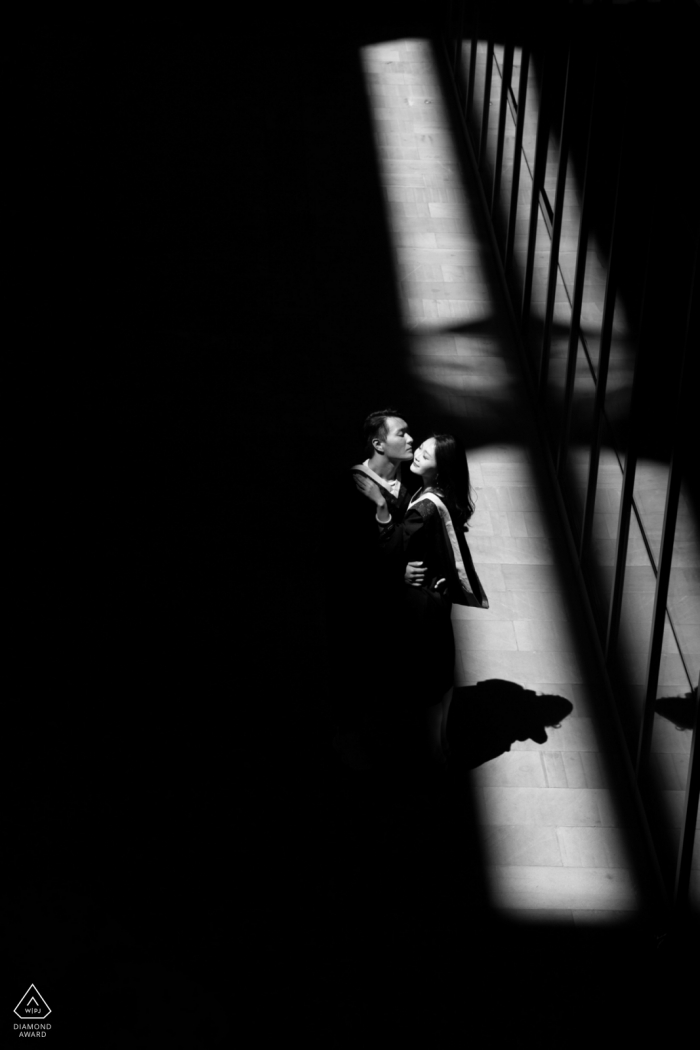 Photo by: <a href="https://www.wpja.com/photos/diamond-award-top-wedding-engagement-photographer/2536281">Xiaoye Sun - Beijing Black and White Pre Wedding Portrait Photos in Beijing China