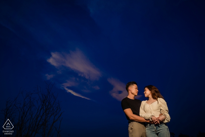 Saigon, Vietnam Portraits for Pre Wedding Couples