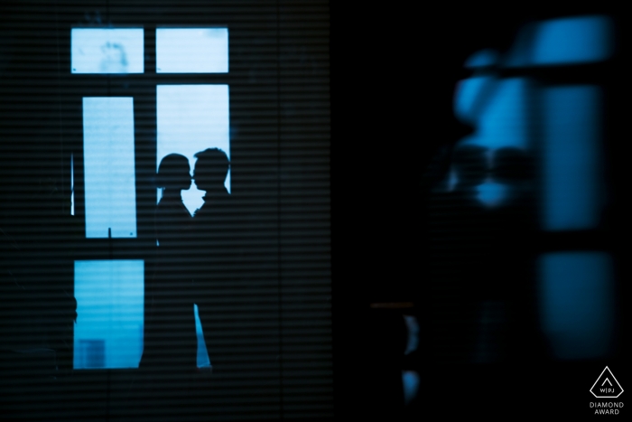 Photo by: <a href="https://www.wpja.com/photos/diamond-award-top-wedding-engagement-photographer/2542862">Shihao Yang - Wenzhou Engagement portrait session of a couple at hotel in China.