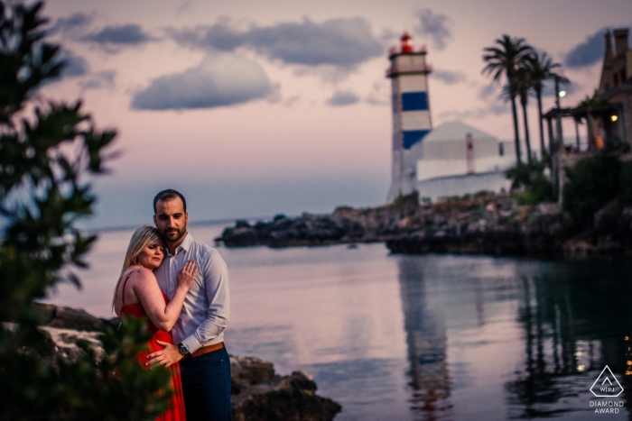Foto: <a href="https://www.wpja.com/photos/diamond-award-top-wedding-engagement-photographer/2543593"> Fabio Azanha - Lissabon Portugal Portrait Session vor der Hochzeit in Cascais am Wasser