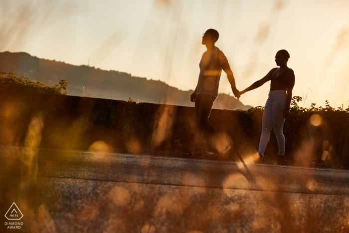 Photo by: <a href="https://www.wpja.com/photos/diamond-award-top-wedding-engagement-photographer/2543617">Donatella Barbera - Certaldo Firenze Lucca, Italy couple session for pre wedding portraits in the late afternoon sun.