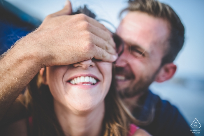 Ritratti di Pachino: rilassati per questo servizio fotografico pre-matrimonio.