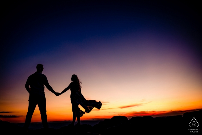 Photo by: <a href="https://www.wpja.com/photos/diamond-award-top-wedding-engagement-photographer/2547103">Kathleen Ricker - Linthicum Heights Maryland Shenandoah National Park Sunset Engagement Portrait Session in Full Color