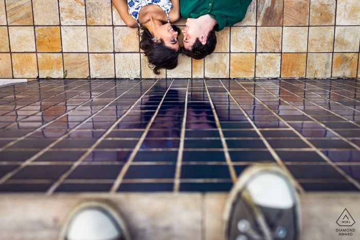Photo by: <a href="http://www.wpja.com/photos/diamond-award-top-wedding-engagement-photographer/2547132">Paulo Sacramento - Mainz Rheinland-Pfalz Engagement Photographer for Vicosa, Brazil Couple | laying on the ground for prewedding shoot