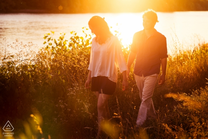 Photo by: <a href="http://www.wpja.com/photos/diamond-award-top-wedding-engagement-photographer/2547159">Paulo Sacramento - Mainz Rheinland-Pfalz Engagement Photos from Wiesbaden, Germany - Couple walking in the nature near a river