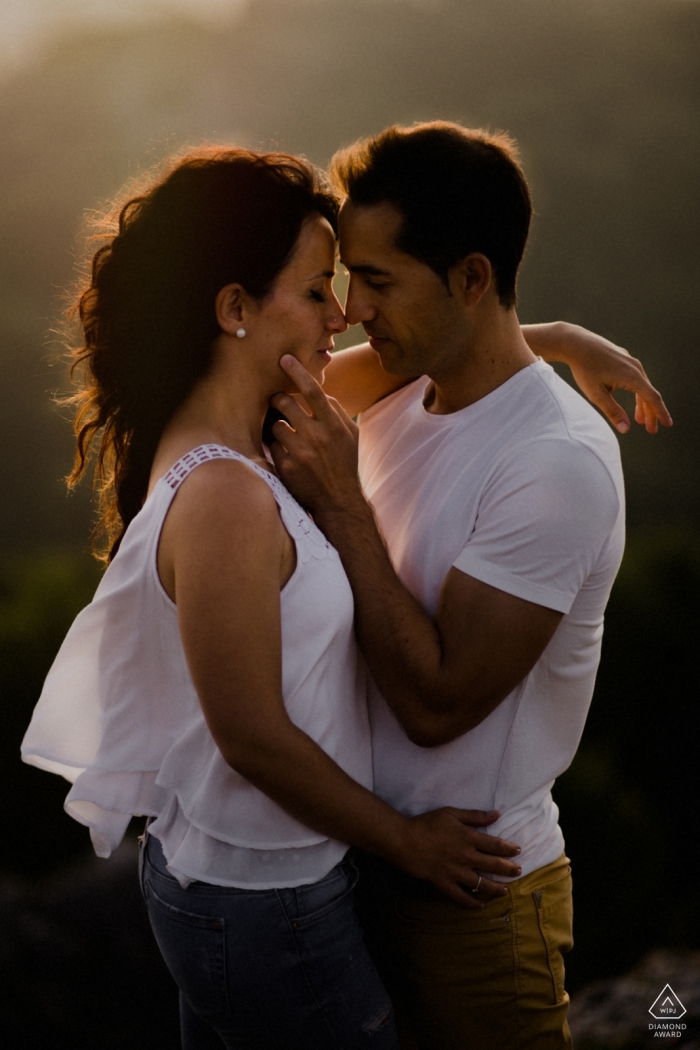 Retrato de compromiso de Durango, Bizkaia, España - La fotografía contiene: pareja, íntimo, retrato, naturaleza, estilo de vida