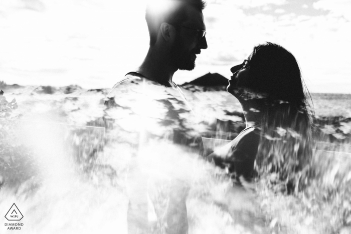 Photo by: <a href="https://www.wpja.com/photos/diamond-award-top-wedding-engagement-photographer/2551849">Martin Hecht - Göppingen Baden-Württemberg Engagement Photography for Assrücken Göppingen-Hohenstaufen : Clouds, Couple, Black, White