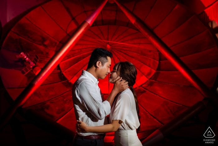 Vietnam Da Lat Pre Wedding Portrait - Light up with colors 