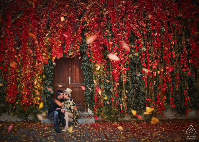 Photo by: <a href="https://www.wpja.com/photos/diamond-award-top-wedding-engagement-photographer/2558713">Kurt Vinion - Prague Prague, Czech Republic, near the Charles Bridge — Engaged couple during their gorgeous Autumn engagement session in Prague