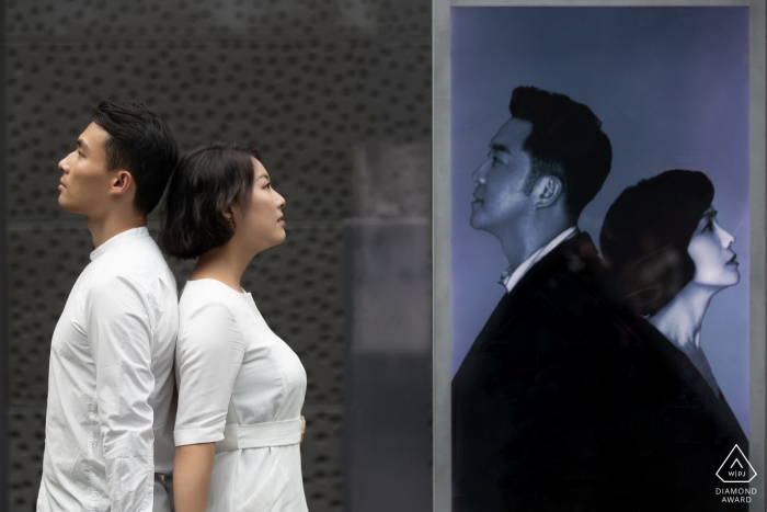 Photo: <a href="https://www.wpja.com/photos/diamond-award-top-wedding-engagement-photographer/2559686"> Xiaoye Sun - Pékin chine beijing profil fiancailles couple portraits