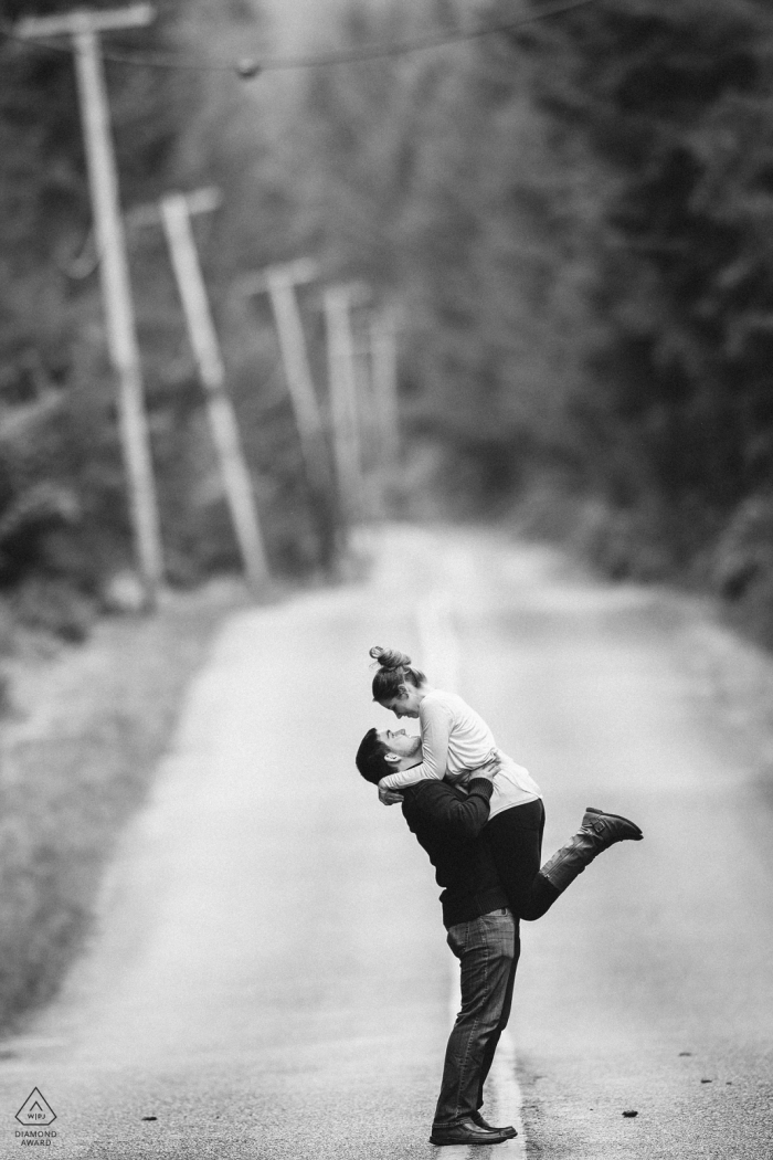 Photo by: <a href="https://www.wpja.com/photos/diamond-award-top-wedding-engagement-photographer/2559845">Ron Storer - Auburn Washington Carbonado, WA Engagement Portrait Session — Girl jumping to boyfriend's arms