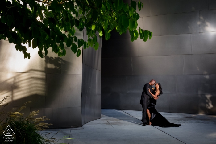 Photo by: <a href="https://www.wpja.com/photos/diamond-award-top-wedding-engagement-photographer/2559897">Tanya Parada - Los Angeles California Los Angeles, California Formal Engagement Session Dressed in Black