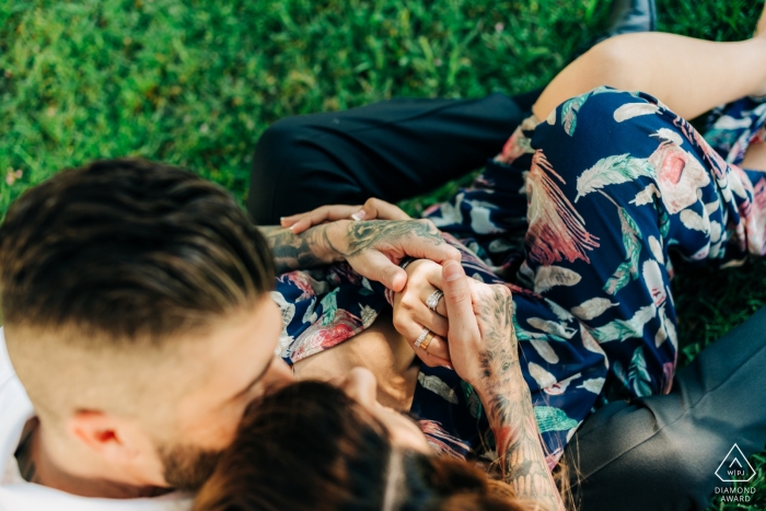 Photo by: <a href="https://www.wpja.com/photos/diamond-award-top-wedding-engagement-photographer/2560087">Thanh Trung - Santa Clara California Napa Valley Engagement Photography — A moment in love for couple | Tattoos and Rings