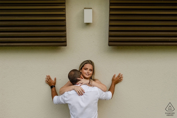 Sesión de compromiso de Santa Teresa, Espírito Santo, Brasil - Retratos de pareja para fotos de boda