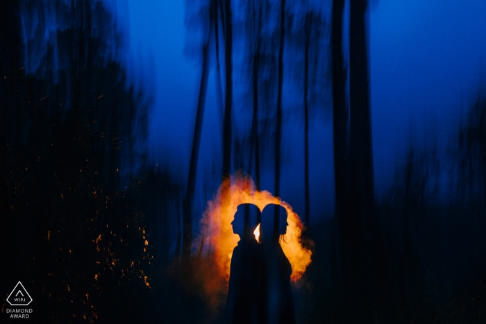 Photo par: <a href="https://www.wpja.com/photos/diamond-award-top-wedding-engagement-photographer/2565270"> Van Tran - Ho Chi Minh Da Lat, Séance de photo de mariage avant le Vietnam - Ombre des amoureux de la nuit