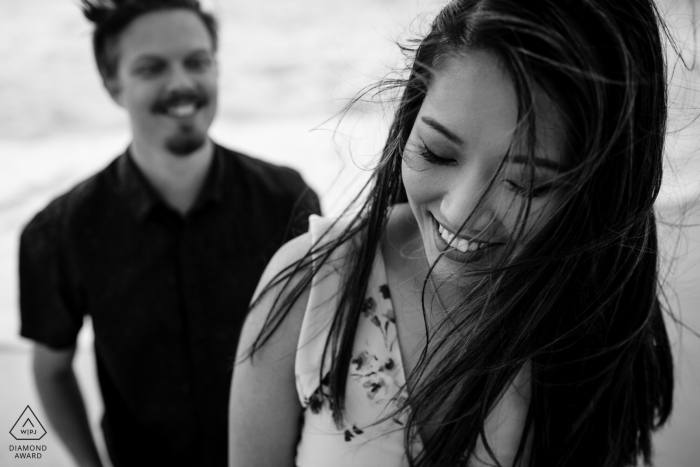 Western Australia Perth engagement session - A nice photo taken at the beach.