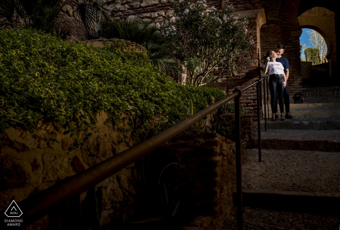 Engagement Portrait Session - Image contains: Sunset in Almería 