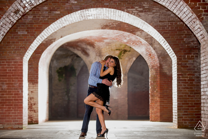 Photo by: <a href="https://www.wpja.com/photos/diamond-award-top-wedding-engagement-photographer/2577159">Stephanie Secrest - Arroyo Grande California San Francisco, CA Couple in Fort Point.. Engagement Photo Session