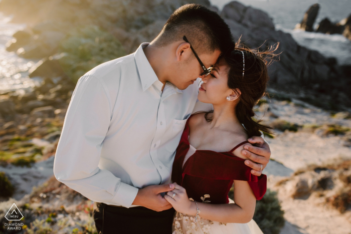 Perth Engagement Photography - Piękna wspólna sesja przy zachodzie słońca.