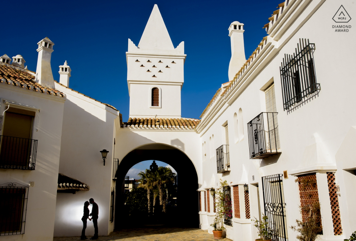 Retratos de pré-casamento de AGUILAS MURCIA em um dia ensolarado em Aguilas