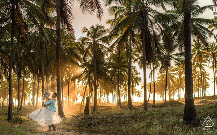 Frances Beach, Alagoas Portraits – Glück im Paradies während einer Verlobungsfotosession