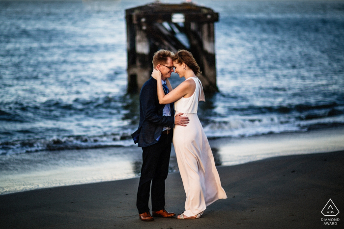 Fotógrafo de bodas y compromiso de California - Pareja de San Francisco - Abrázame fuerte