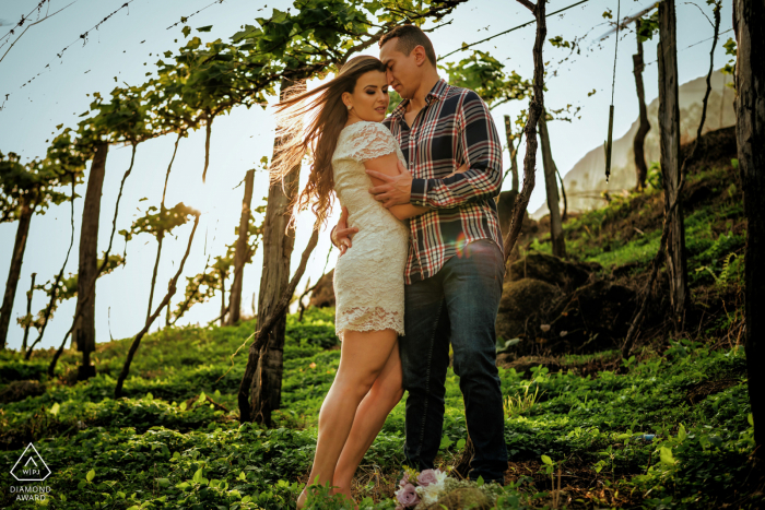 Pre Wedding Image in the Vinyard in Santa Teresa - ES - Brazil 