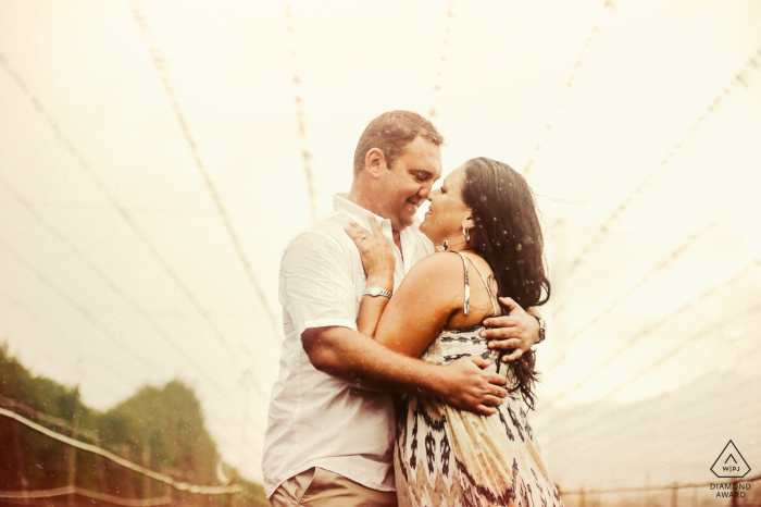 Engagement Photo from Waboomskraal, George - It started raining during the photo shoot, but the couple never complaint and we kept shooting through the rain. It made for beautiful, moody portraits. 