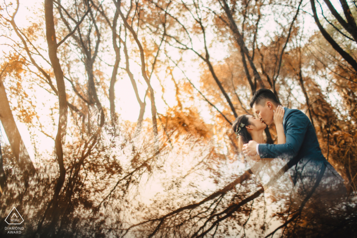 Fotografía de parejas comprometidas | Ho Coc, Vietnam Fall, enamorados el uno del otro